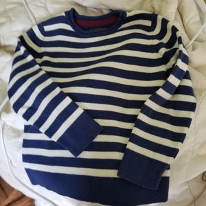 Sale 100% cotton small cropped blue and white